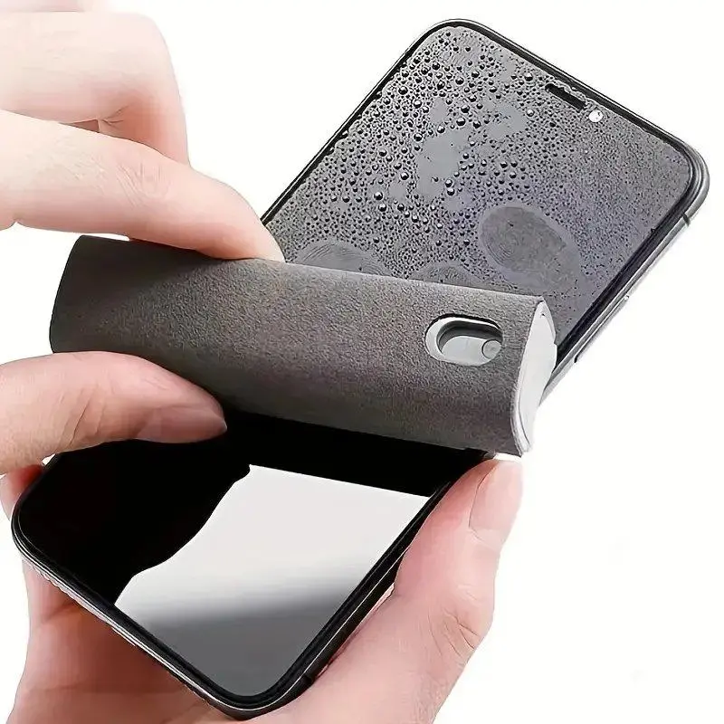 2-in-1 Ultra-fiber Screen Cleaner (Empty), Screen Cleaning Tool for Mobile Phone, Computer, TV Navigation, Camera Care Tool, Cleaning Kit