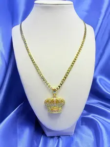 Princess Crown Necklace -Perfect Girl 14k Gold Plated