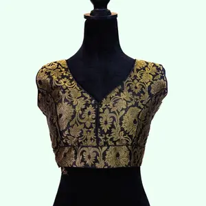 Sleeveless Embroidered Blouse