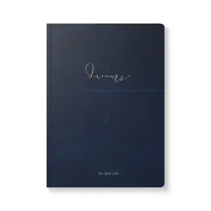 Elegant Softcover Navy Dream Journal - Perfect for Note-taking, Bullet Journaling, Gift for Writers, Minimalist Stationery, Inspirational Quotes