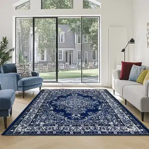 Velvet+Soft and Comfortable: European Persian Traditional Classic Art Pattern Printed Carpet, Home Decoration Carpet, Living Room Carpet, Sofa Mat, Door Mat, Tea Table Mat, Bedroom Carpet, Bedside Carpet, Shopping Mall, Coffee Shop, and other scenarios su
