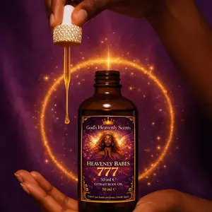 Heavenly Babes 777 Luxury Body Oil 50ml - Rich Lightweight Formula for Long-Lasting Moisture & Radiant Finish