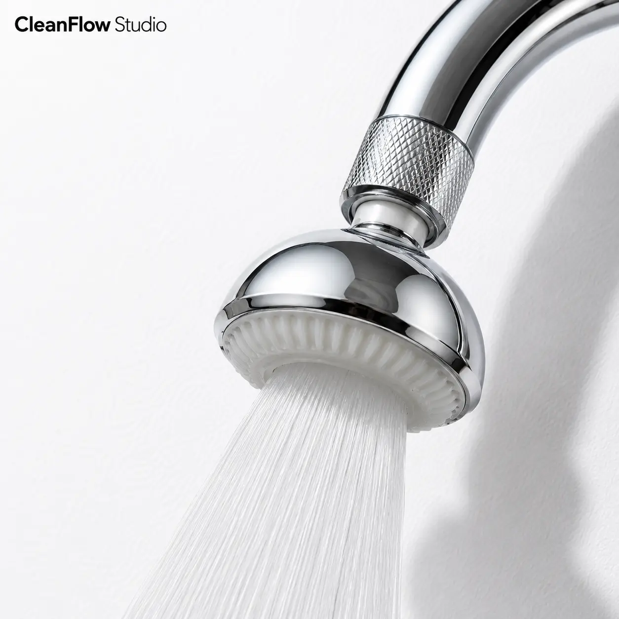 Kitchen Faucet Sprayer Attachment, Anti-Splash 3-Mode Swivel Faucet Extender with Wide Spray Area, 360° Rotating Faucet Aerator, Faucet Head Replacement for Kitchen & Bathroom, 55/64'' Female Thread tap Faucet hack all-angle control