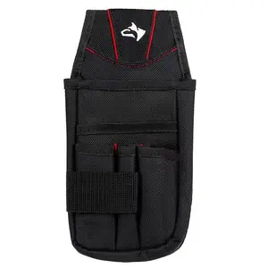Husky 7-Pocket Black Utility Tool Belt Pouch