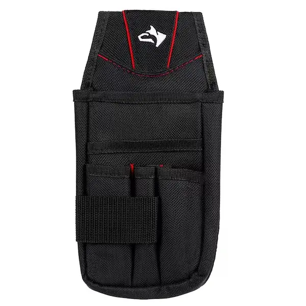 Husky 7-Pocket Black Utility Tool Belt Pouch