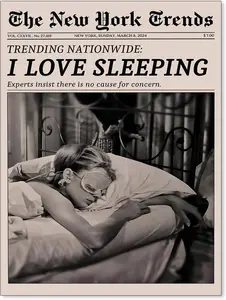 I Love Sleeping Poster