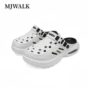 [MJWALK]Summer Slide Unisex Clogs, Thick Sole Cushioned Non-Slip Water Shoes, Breathable Lightweight Quick Dry 2-in-1 Sandals Slippers, Ideal for Home Beach Driving Camping Daily Casual Wear