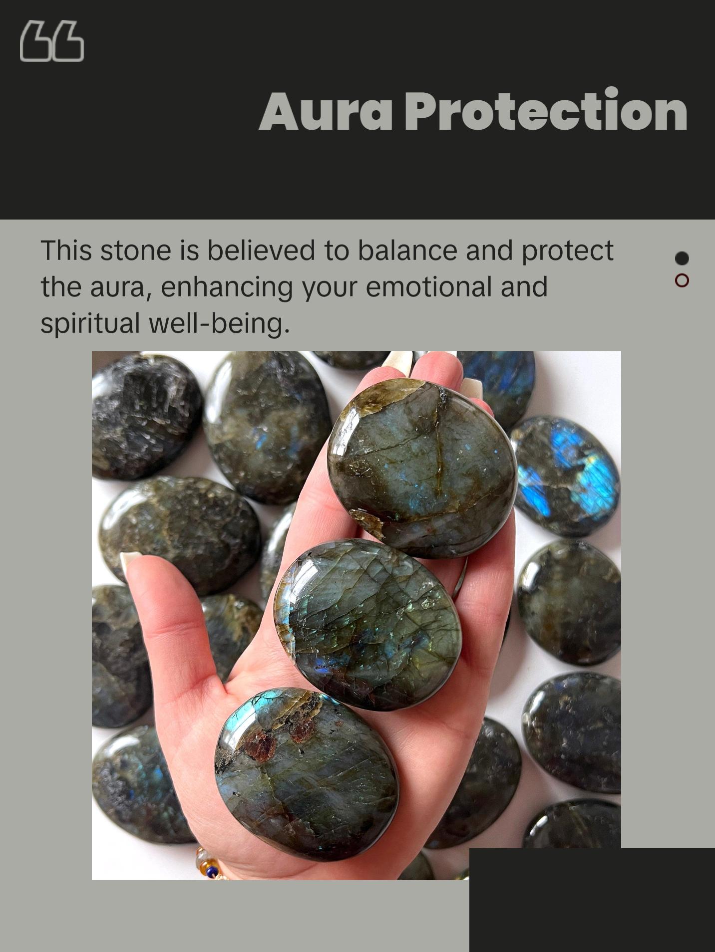 Labradorite Palm Stone