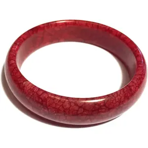 Chicken Blood Jade Bangle Bracelet
