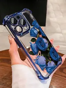 A new minimalist rose electroplated airbag anti-drop, thickened transparent TPU protective case, compatible with iPhone 17/16/15/14/13/12/11/X/XS/XS Max, is the perfect holiday gift for friends, family, or yourself.