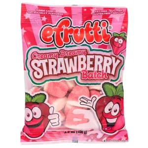 efrutti Creamy Dreamy Strawberry Batch Gummies | 3.5 oz Bag