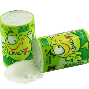 Limon 7 (Salero) Salt and Lemon Powder 6.3 oz - 10 ct  Snack Flavor  limesaltpackets Spice