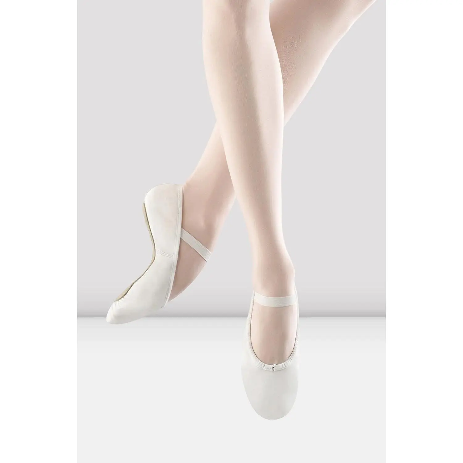 Sale Bloch Leather Full Sole Ballet Shoes  #205- White