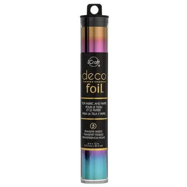 Therm-o-Web | iCraft | Deco Foil 6"x12" Transfer Sheet | Mystic Rainbow