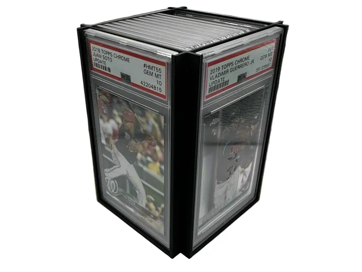 graded card slab dimensions Red Graded Card Case (Medium)