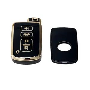for Toyota Remote Key Fob Cover Soft Durable Tpu Material 360 Degree Protection Compatible with Avalon Camry Corolla Highlander Rav4 Car Key Protector Car Key Accessory Interior Car Accessories