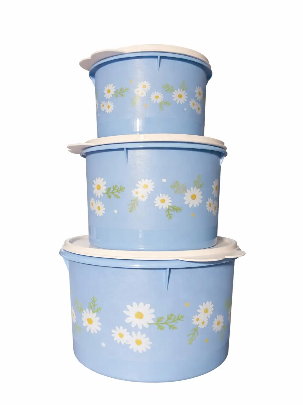 D5-Set de bowls Azul flores 1.2L, 1.75L, 3.5L D5-Set de bowls Azul flores 1.2L, 1.75L, 3.5L