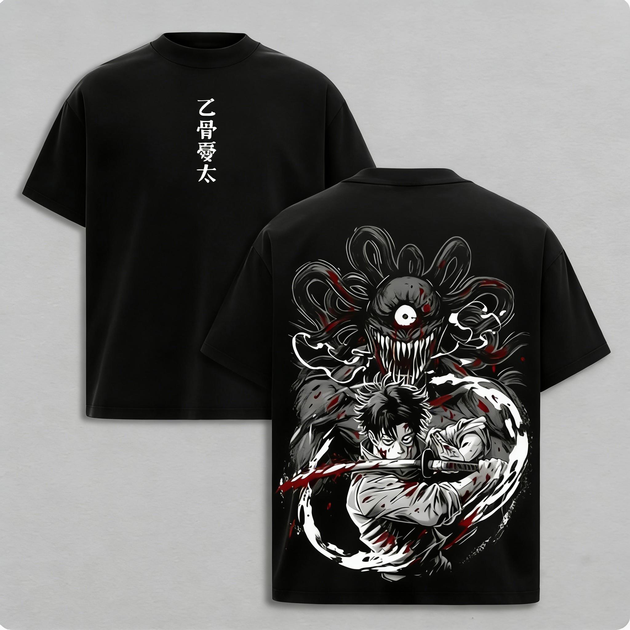 Yuta Okkotsu Tee Washed – Jujutsu Kaisen Execution × Culling Game Prelude Movie Edition Vintage Oversized Heavy Cotton Double Printed Anime Manga T-Shirt, Retro Unisex Streetwear Graphic Top, Next Strongest Sorcerer Editio Jujutsu Kaisen anime merchandise