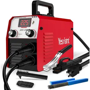 225A Machine 110V/220V Stick Welder Machine Mini Machine for Beginners Professionals & 1/8" Stick Electrode Rods 1LB
