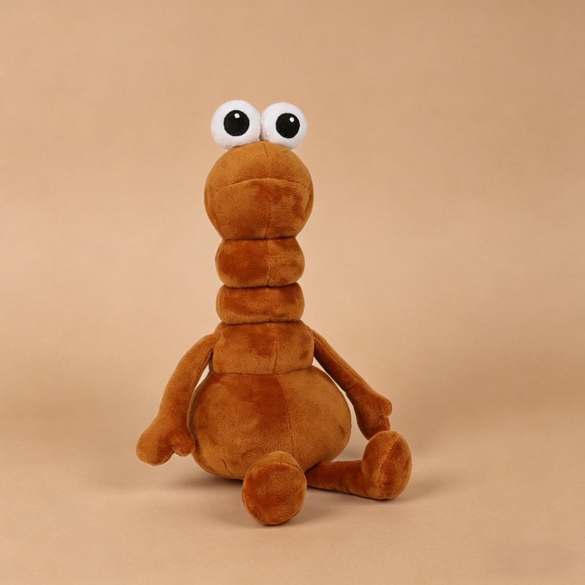 Robert The Worm & Marcus The Worm Plush - Cute Viral Meme Stuffed Animals - Soft Huggable Funny Worm Plushies Toy for Fans Gift