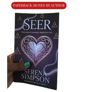 Seer by Serena Simpson - Special Edition Paperback Signed by Author Romance with a Twist Book Featuring Heart Design - Steamy
