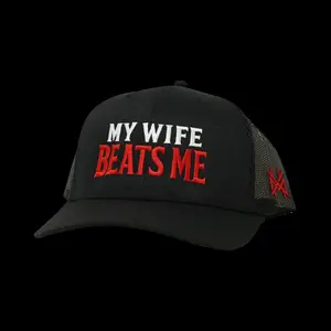 My Wife Beats Me Premium Trucker Hat