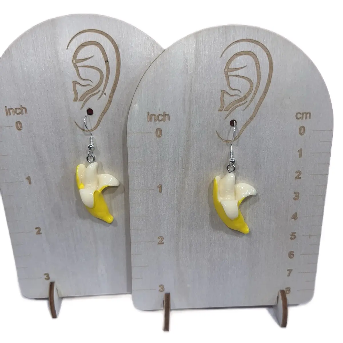 Banana earrings