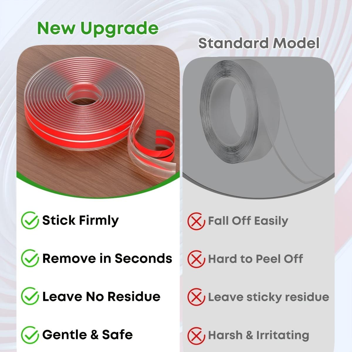 39-Foot Silicone Corner Guard, Pre-Applied Thick Soft Transparent Edge Strip, Ideal for Cabinets, Tables, And Drawers, Ensuring Kitchen Safety | Smooth End | Easy Installation, Furniture Corner Guard, Cabinet Corner Shield