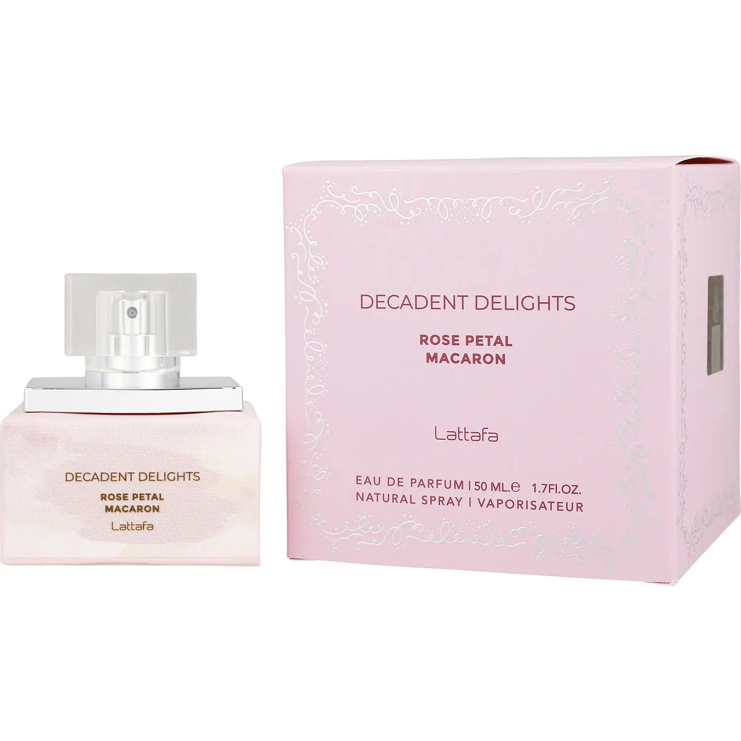 Lattafa Decadent Delights Rose Petal Macaron By Lattafa Eau De Parfum For Unisex