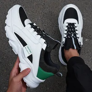 Men's Casual Lace up Low TopRunning Shoes, Workout SneakersClosed Boy Runner Trainer Foot WearTraining Athletic Lightweight Design Flyknit