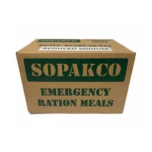 SOPAKCO MRE Emergency Ration Meals Low Sodium - Inspection Date 2026