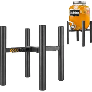 Adjustable Drink Dispenser Stand,Beverage Dispenser Stand only,Fit  Gallon Container,Water Jug Jar,Beverage Dispenser,Glass Water Jug,for Parties outdoors (For 8"-13" Despenser)