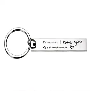 TGCNQ Grandma Mothers Day Gifts: Remember I Love You Keychain, Grandma Birthday Gift from Grandson Granddaughter Timtop Workshops