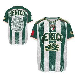 Mexico Jersey Soccer for Men, Mexican Aztec Soccer Jerseys, 2026 World Cup Jerseys for Soccer Lover and Players, Sport Outfit Gift