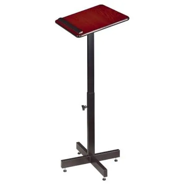 Oklahoma Sound 70-MY Adjustable Height Speaker Stand- Minor Assembly Required-Mahogany