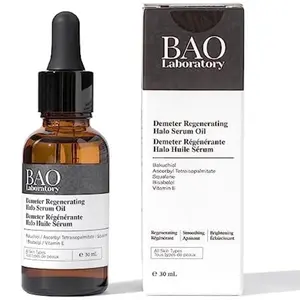 BAO Demeter Regenerating Halo Serum Oil | Bisabolol, Vitamin E, Bakuchiol & Squalane | Facial Serum for Wrinkles, Acne, Dryness & Finelines | Face Serum For All Skin Types (15 ML) Moisture Skincare Anti Aging Smooth Skin Repair Hydrating Moisturizing
