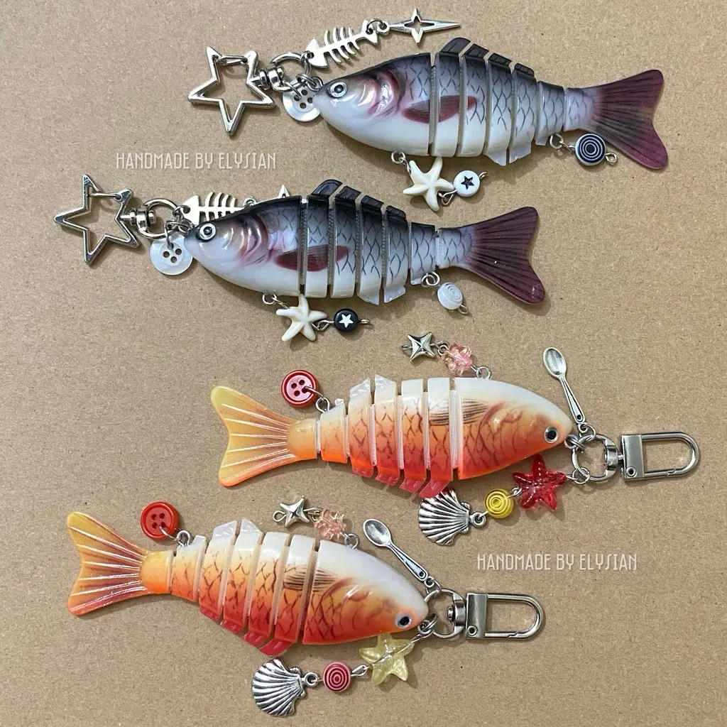 [NEW] Cute Fish Keychain  | Handmade keychain, Cute Gift for her, Gift for him