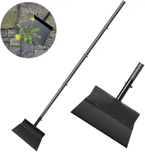 Multifunctional Garden Cleaning Shovel,Gardening Scraper with Adjustable Handle,59 inch Heavy Duty Steel Flat Shovel for Gardening Tools,Driveway Snow Removal,Weeding