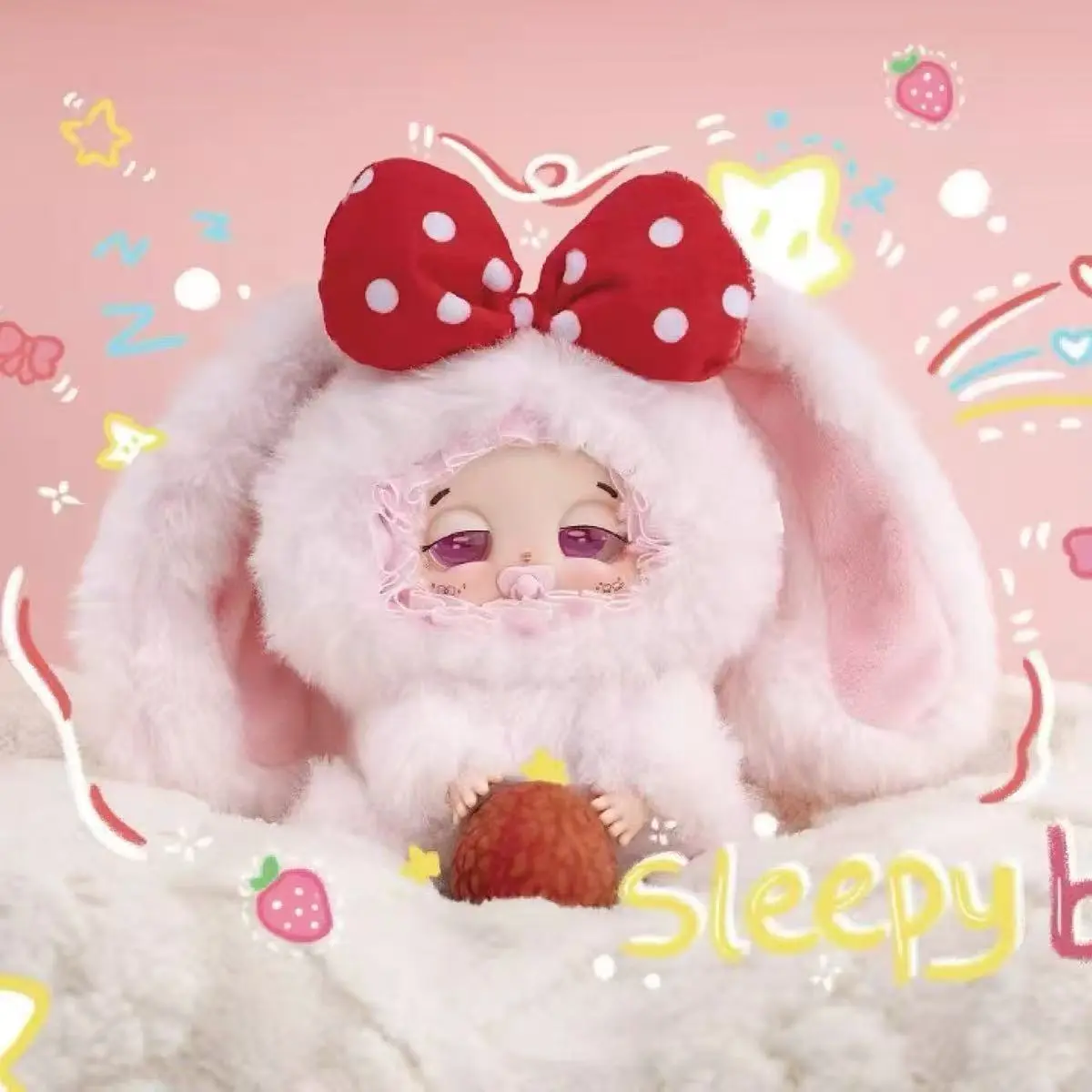 Baby Three-Sleepy baby DouDou-Lucky Delivery Plush toy doll