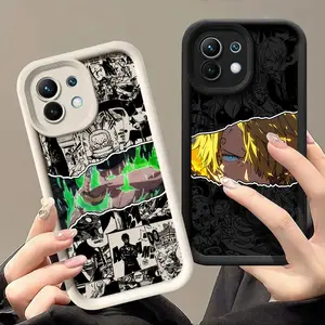 Anime  O-one  Zoro  Brook  Sanjy Comics Silicone Soft Case For iPhone 17 16 15 14 13 12 11 Pro Max Plus Air Mini Soft Phone Cover