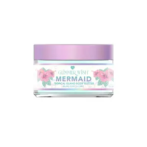 Mermaid Whipped Body Butter 3.8 oz - Moisturizing Body Butter with Aloe & Hibiscus, Paraben Free, Cruelty Free, Fun Glamour Texture - Moisturizer