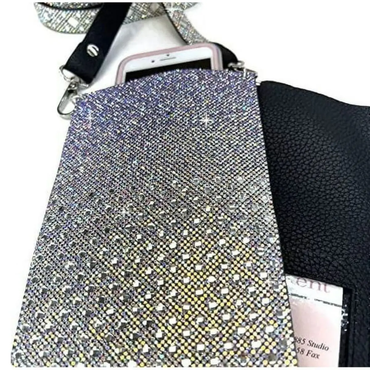 Jacqueline Kent  CUPCAKE COLLECTION CELLPHONE PURSE MAUVE Accessories Smartphone Cellphone Rhinestone Crystal