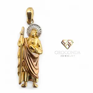 Dije de San Judas 2 tonos 14k