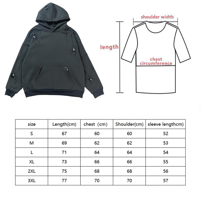 HXH Phantom Troupe Cobweb Embroidery Hoodie Hunter X Hunter Embroidery Sweatshirt for Anime Fans Sweatshirt Men Women Graphic Outwear Menswear Tops HXH Phantom Troupe Cobweb Embroidery Hoodie Hunter X Hunter Embroidery Sweatshirt for Anime Fans Sweatshirt Men Women Graphic Outwear Menswear Tops