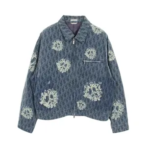 Pre-owned Dior Cotton Small Leather Goods DENIM TEARS Oblique Jacket