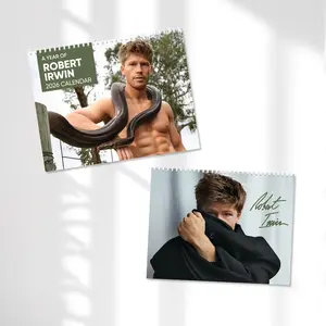 Robert Irwin 2026 Wall Calendar and Planner, Celebrity Crush Fan Gift for Her, Animal Lover Gift, Funny Hot Hunk Calendar,Desktop Calendar