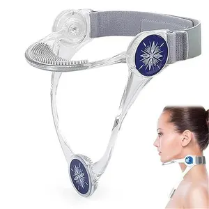 Neck Brace, Adjustable Neck Brace, Anti-Dropping Head Shoulder Neck Neck Forward Tilt Correction, Neck Support Fixed Support, Neck Traction Device for Women and Men