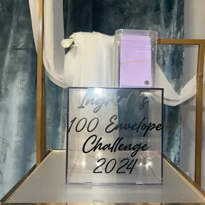 Personalized 100 Envelope Challenge Plastic