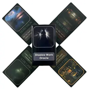 Shadow Work Oracle Cards A 33 English Visions Divination Edition Deck Borad Games Tarot For Party Playing
