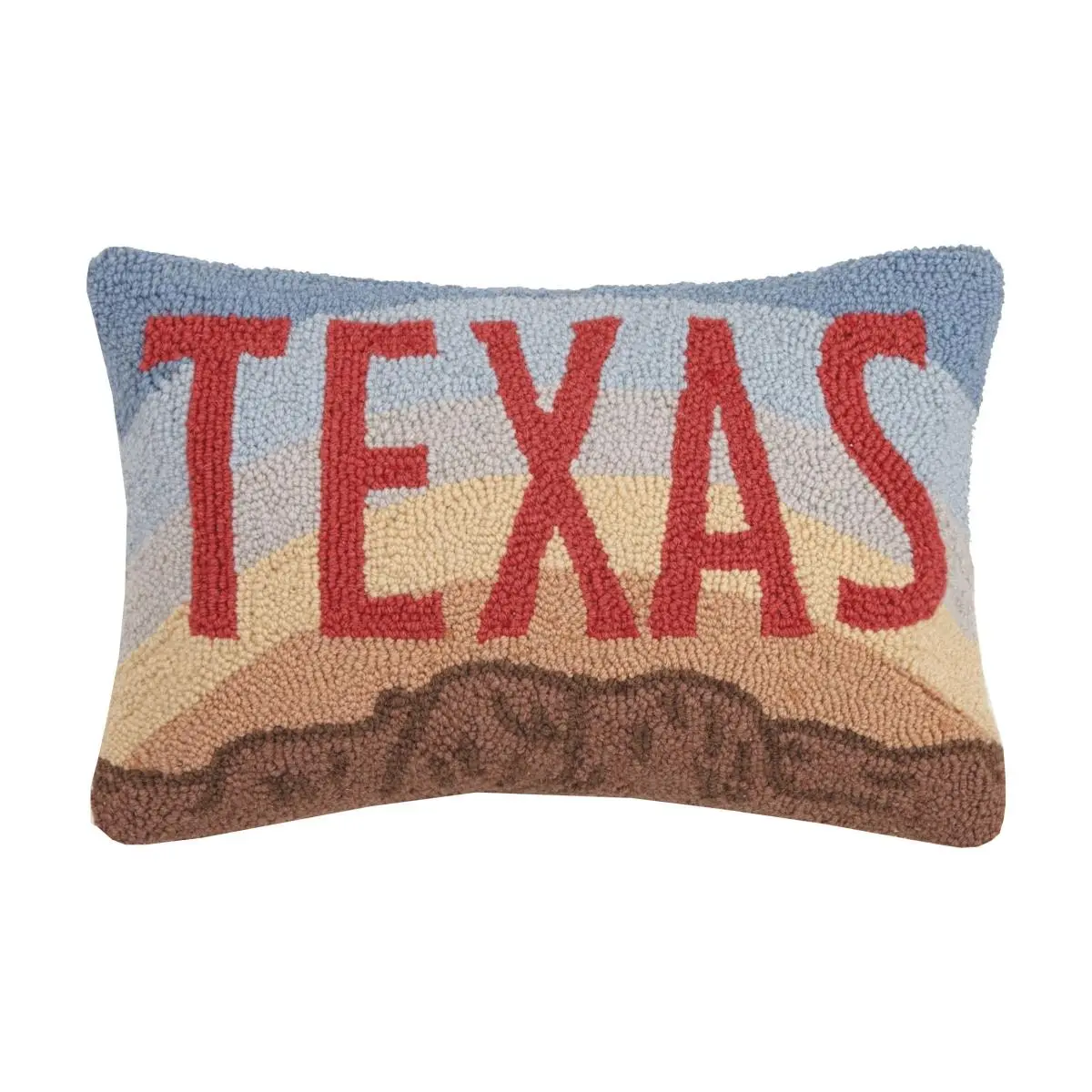 Peking Handicraft 30JES446C18OB 12 x 18 in. Texas Sunrise Crewel Pillow